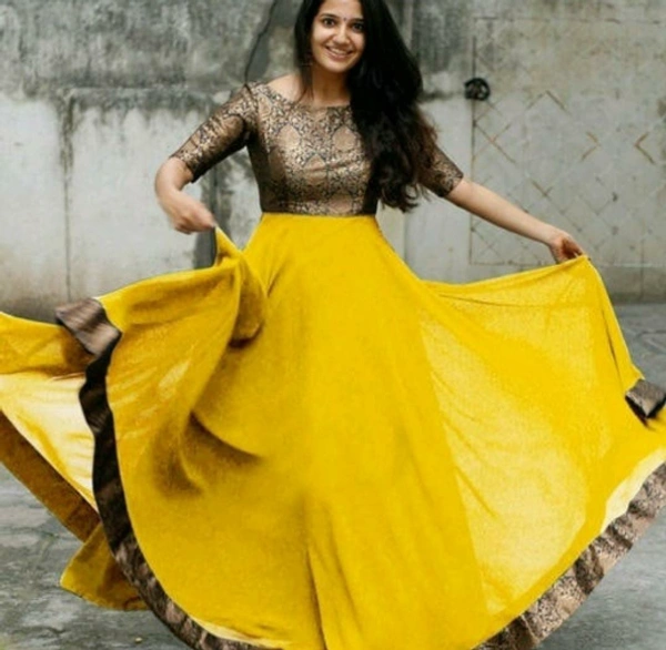 Georgette Party wear Gown